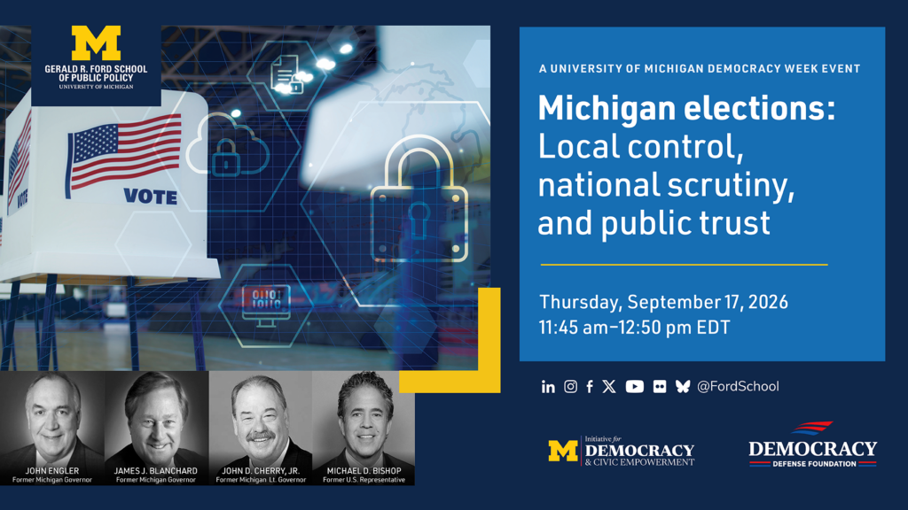 Michigan Elections: Local control, national scrutiny, and public trust